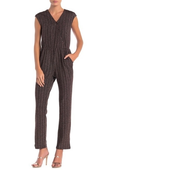 gold lurex jumpsuit
